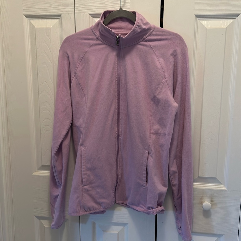 Lightweight lavender sweatshirt